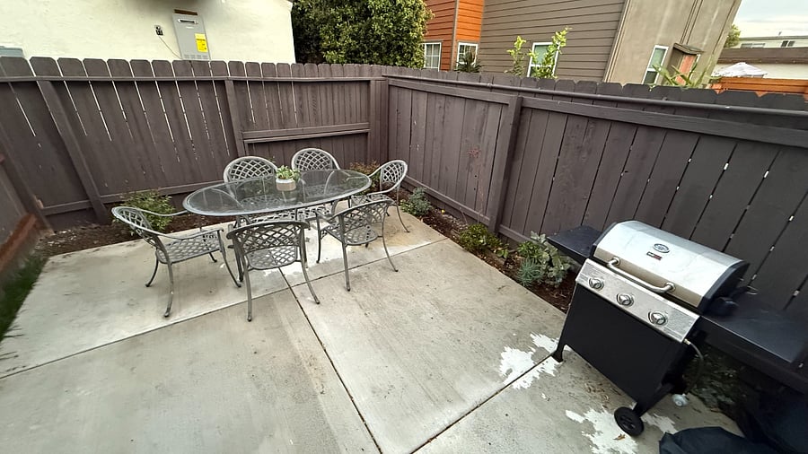 Patio with BBQ