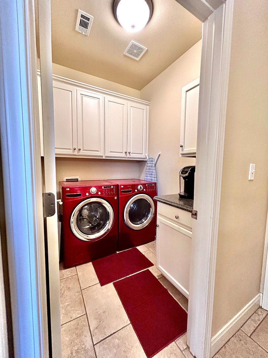 Laundry Room with Coffee Bar