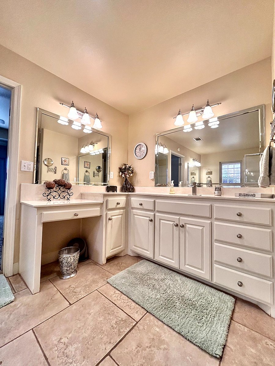 Primary Bath with Double Vanities