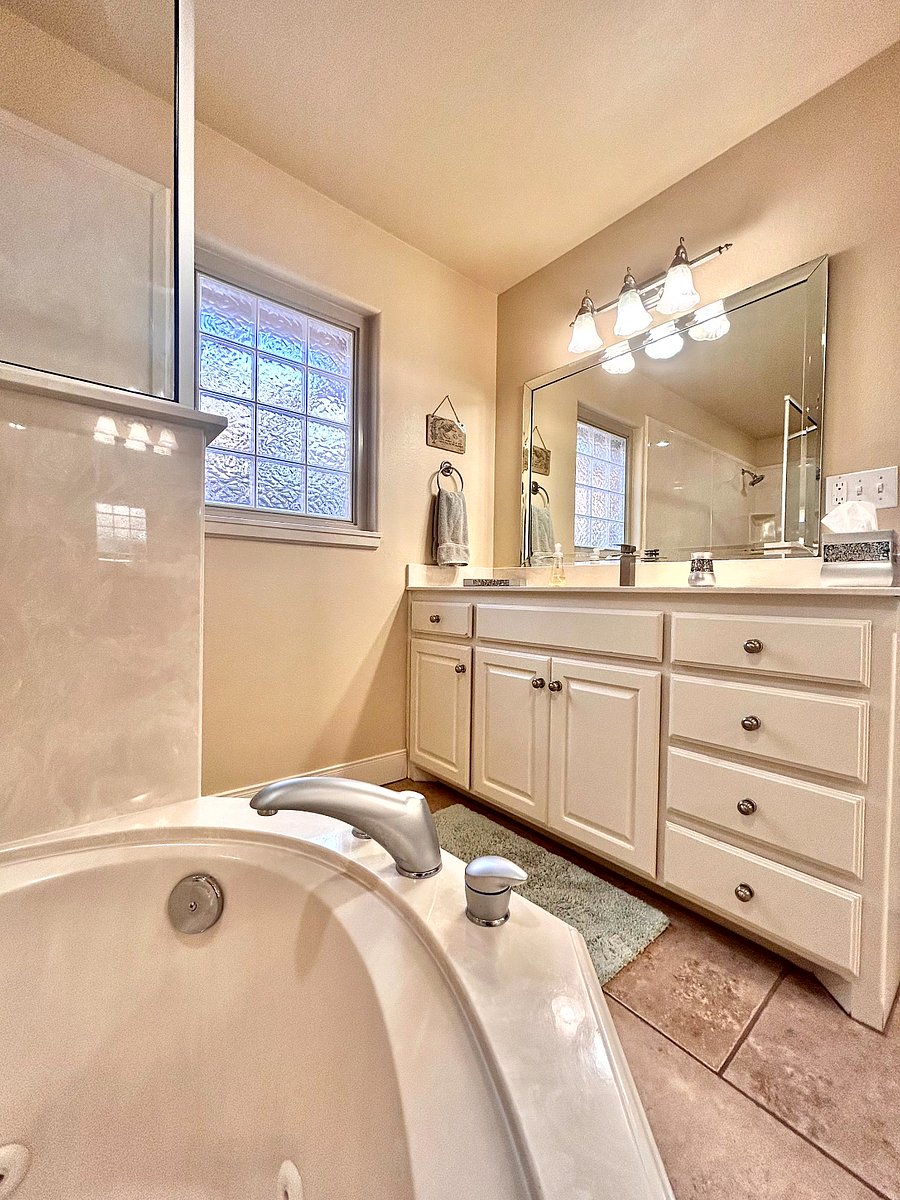 Primary Bath with Double Vanities