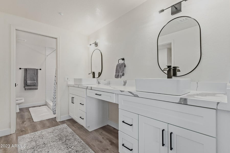 Downstairs master bathroom