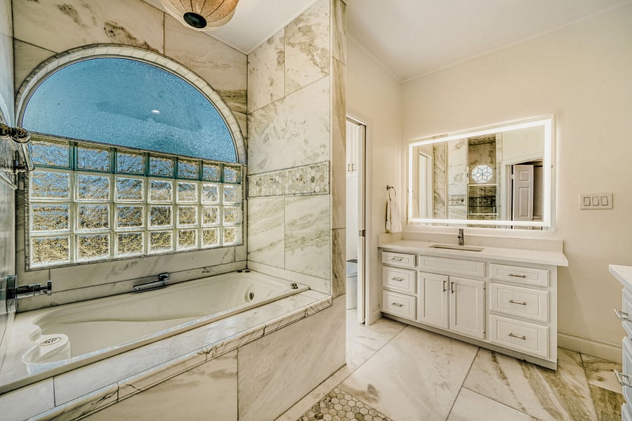 Master Bath with Bidet