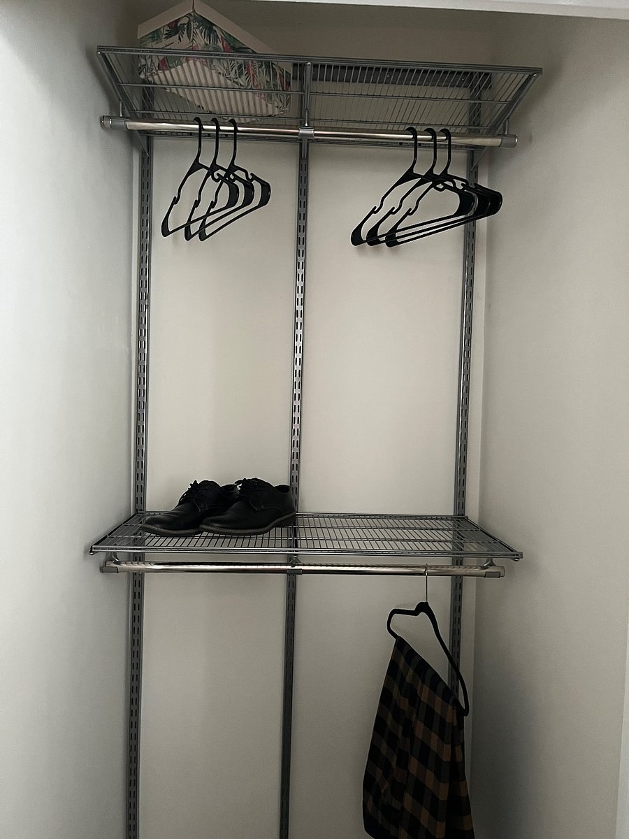 Ample closet space