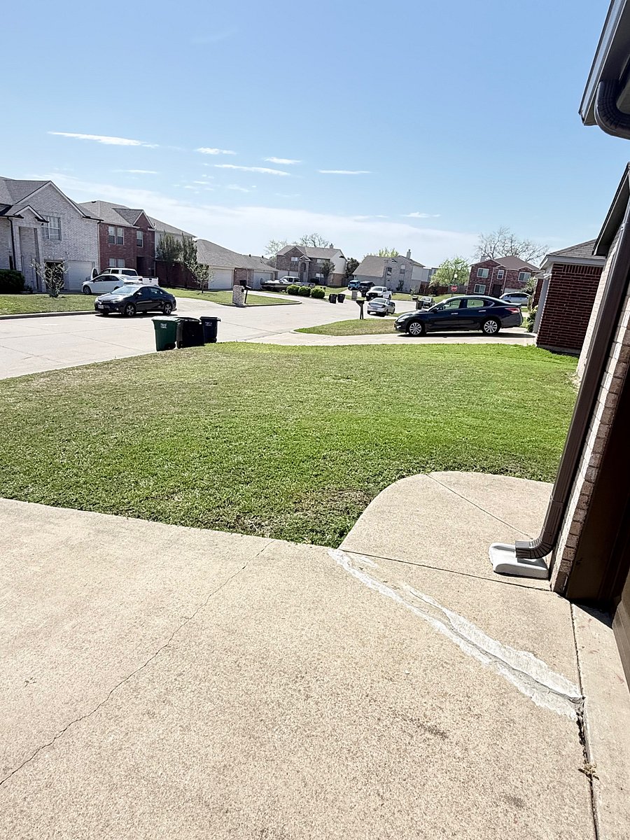 Neighborhood looking Right from garage. 