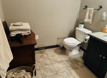 Half bathroom.