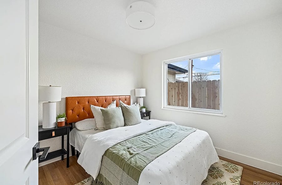 Bedroom with closet