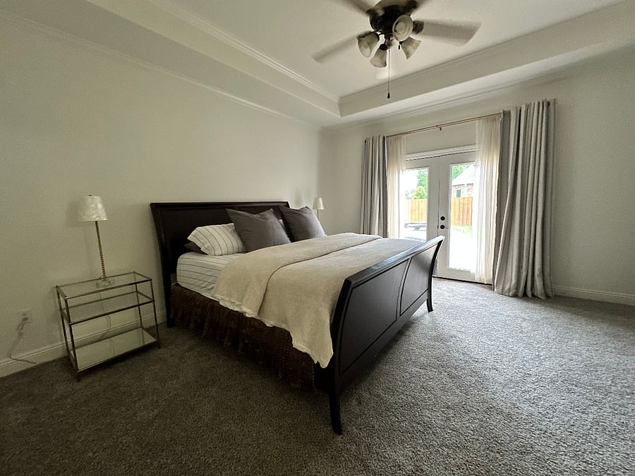 Spacious Master Bedroom with King sized bed