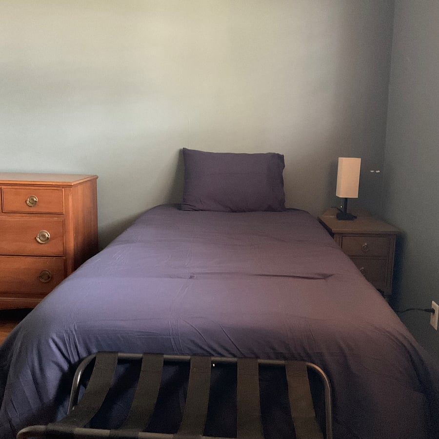 Bedroom #4 one of two single beds 