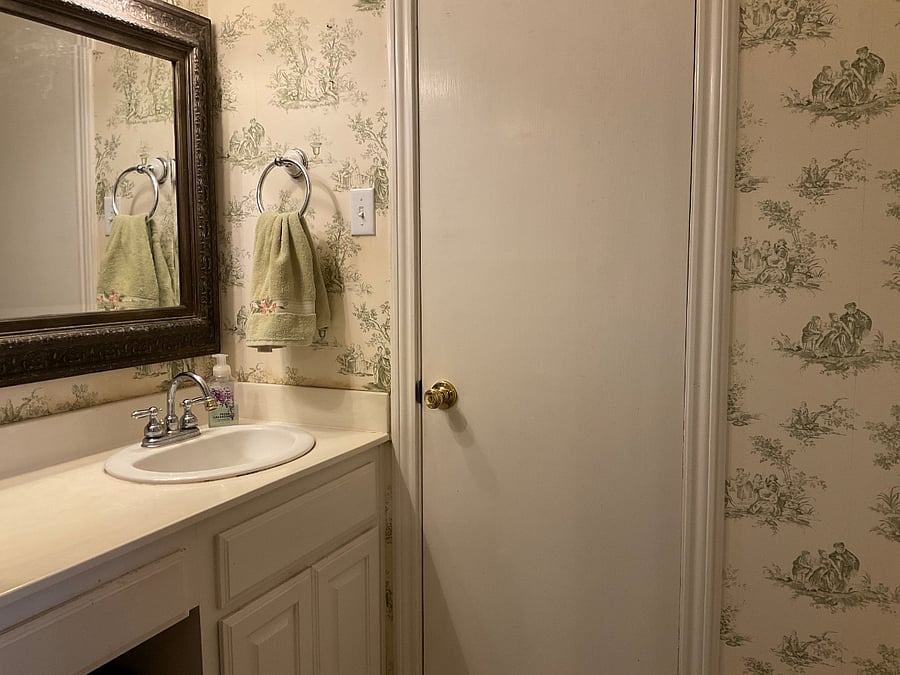 Master bathroom sink #1
