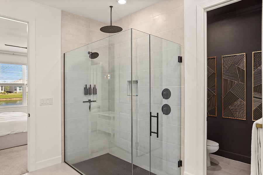 Primary bath shower