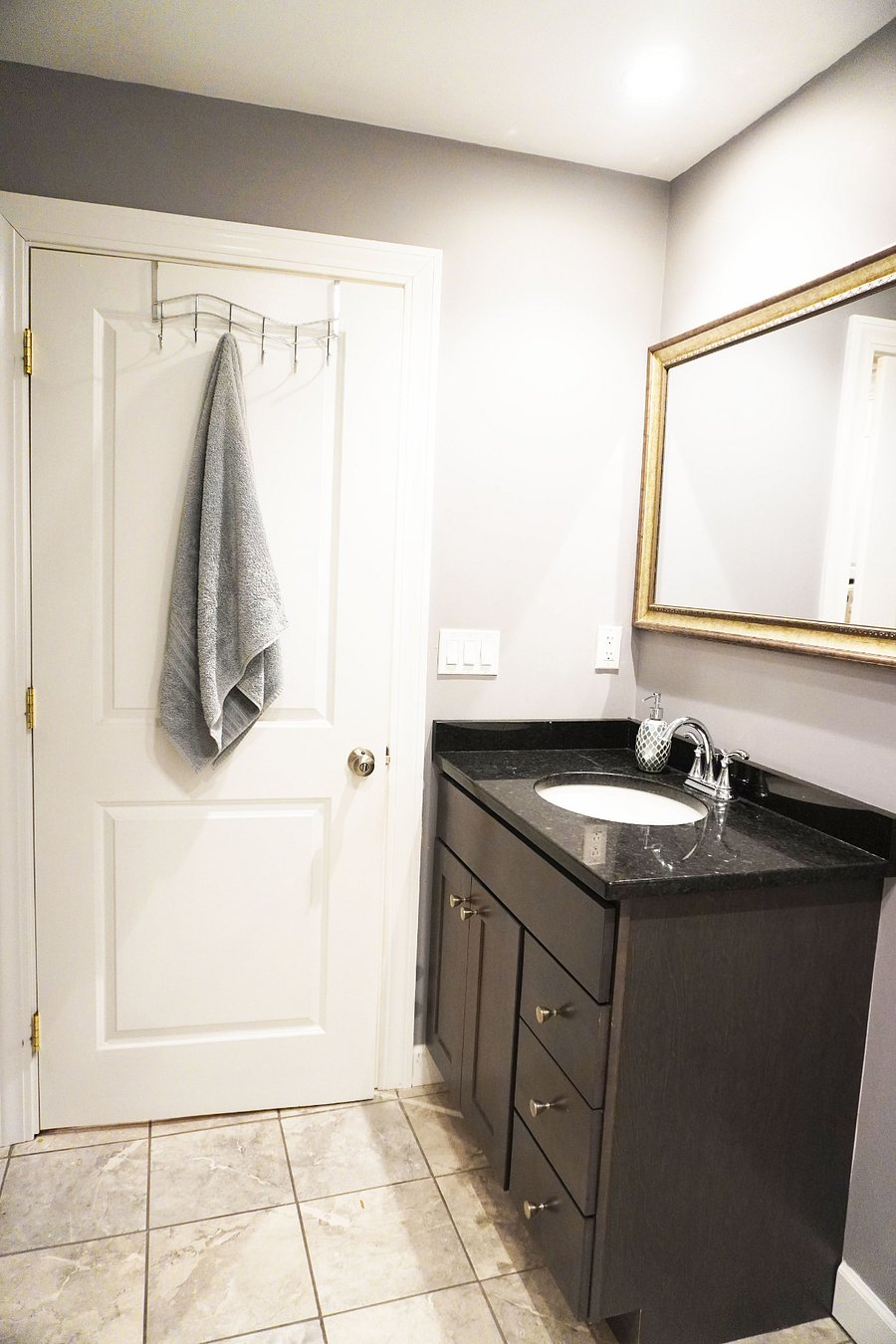 Lower level full bathroom