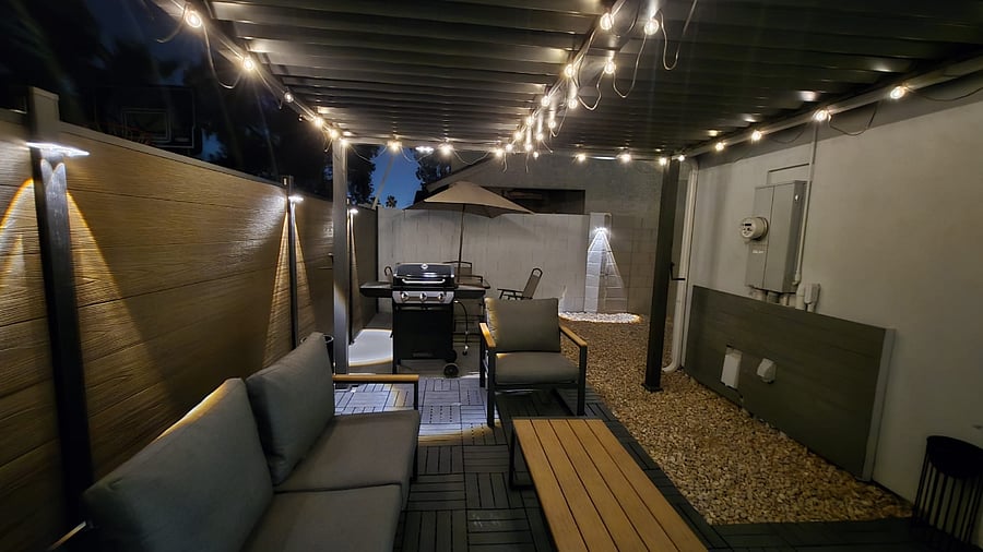 Back patio