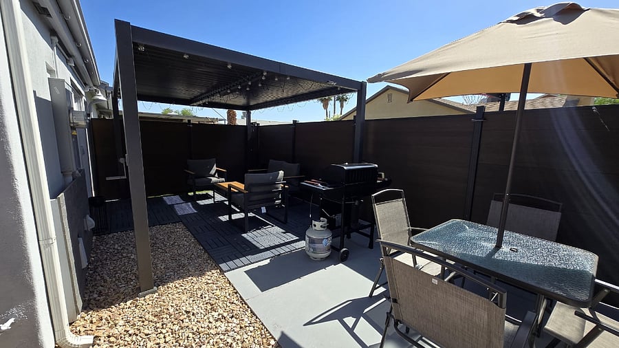 Back patio