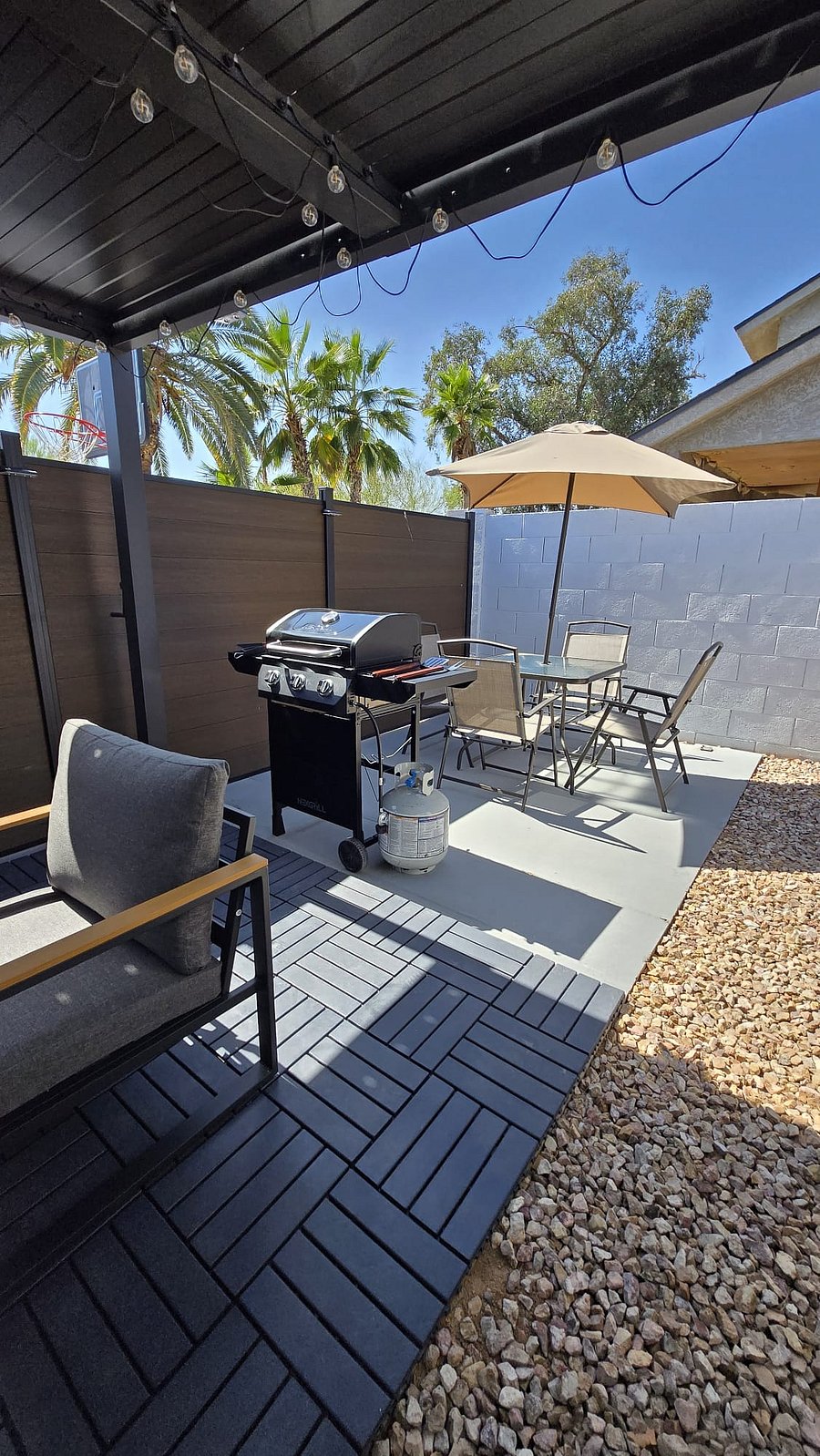 Back patio