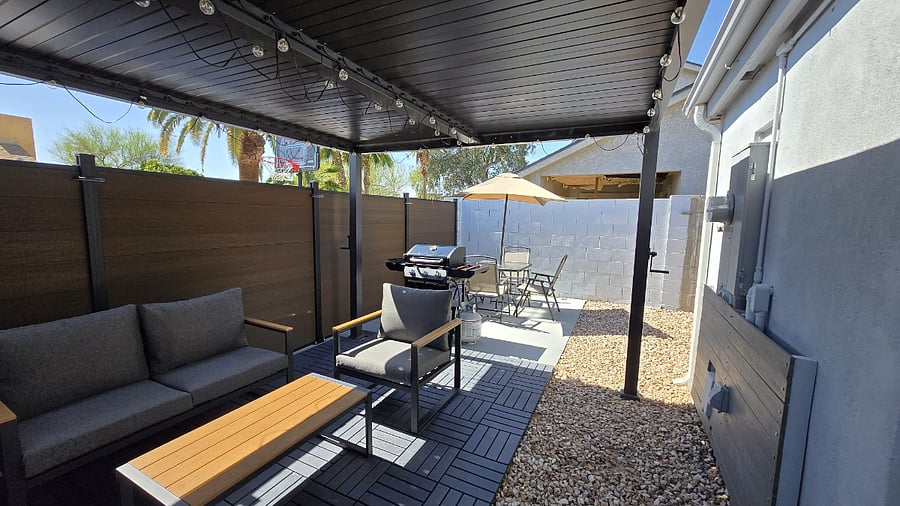 Back patio