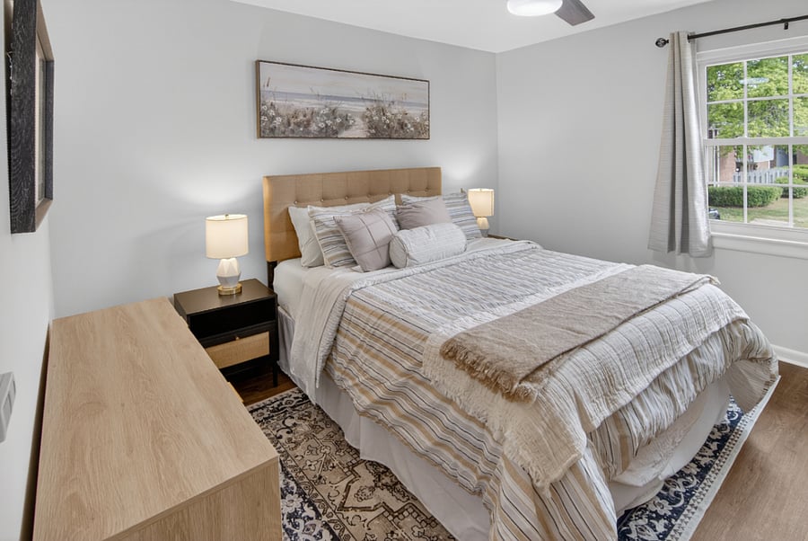Second bedroom with all new furniture