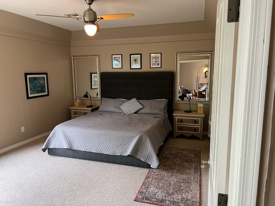 main level primary suite