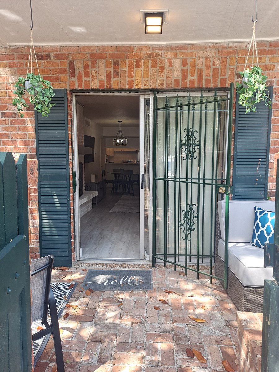 Beautiful, welcoming private patio offering a peaceful sanctuary