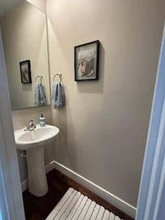 Main floor powder room