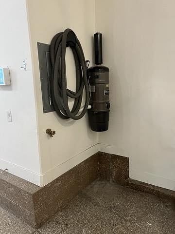 In wall vacuum system and car vacuum