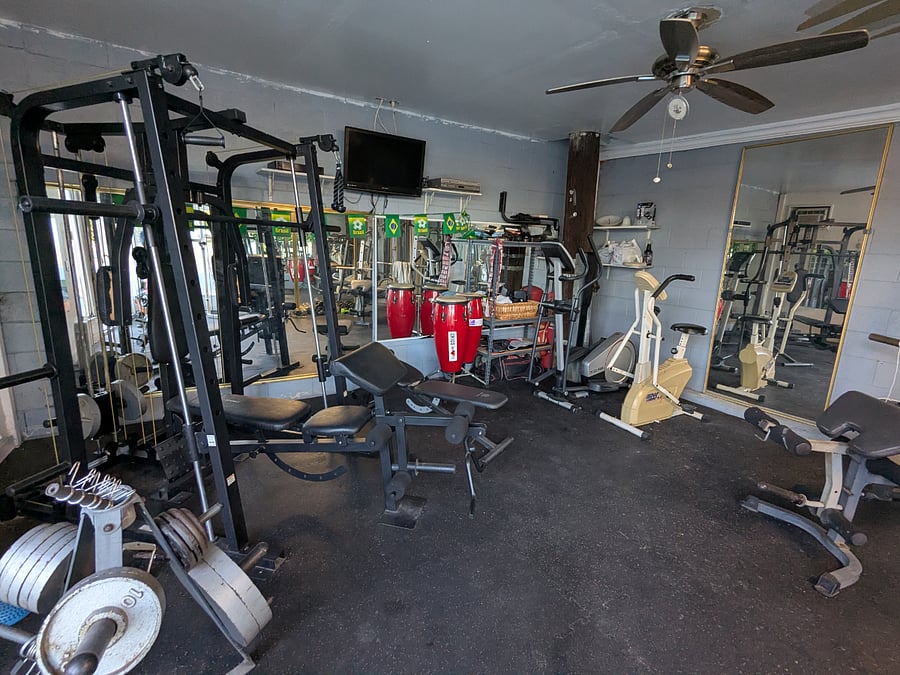 Bonus: The gym accessible.
