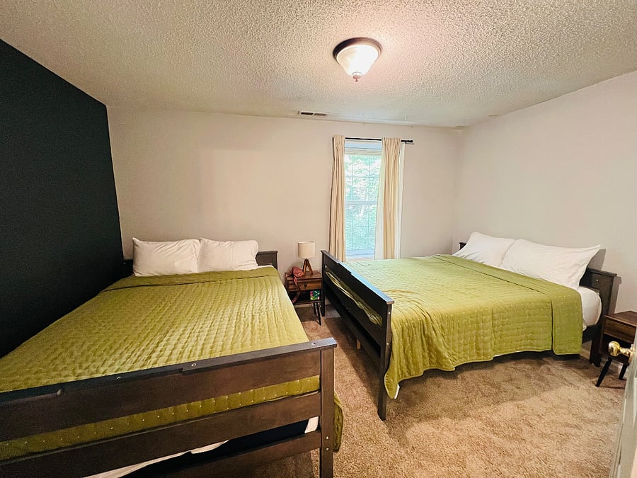 Bedroom with two queen beds