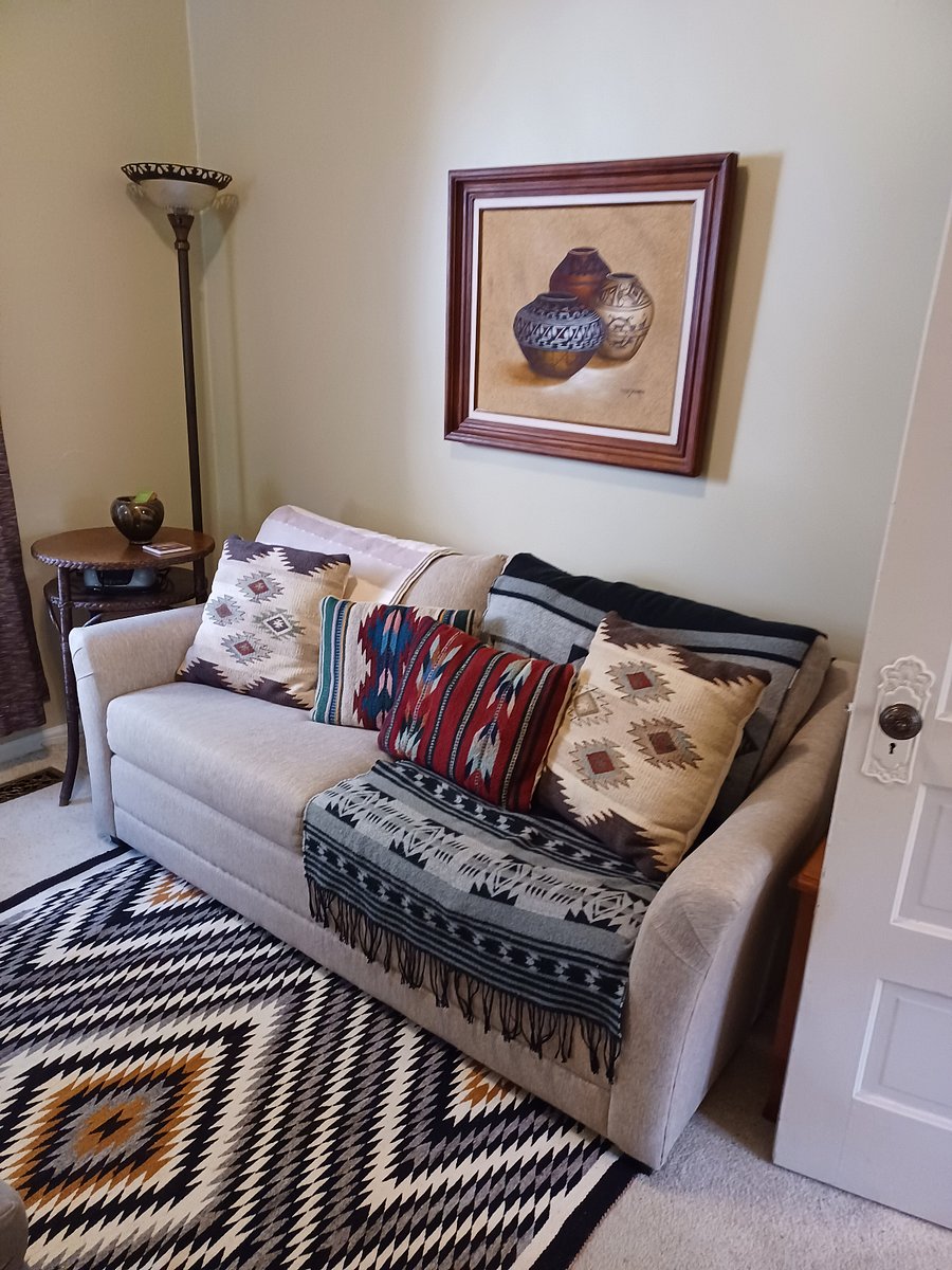 Den/TV room with sofa bed