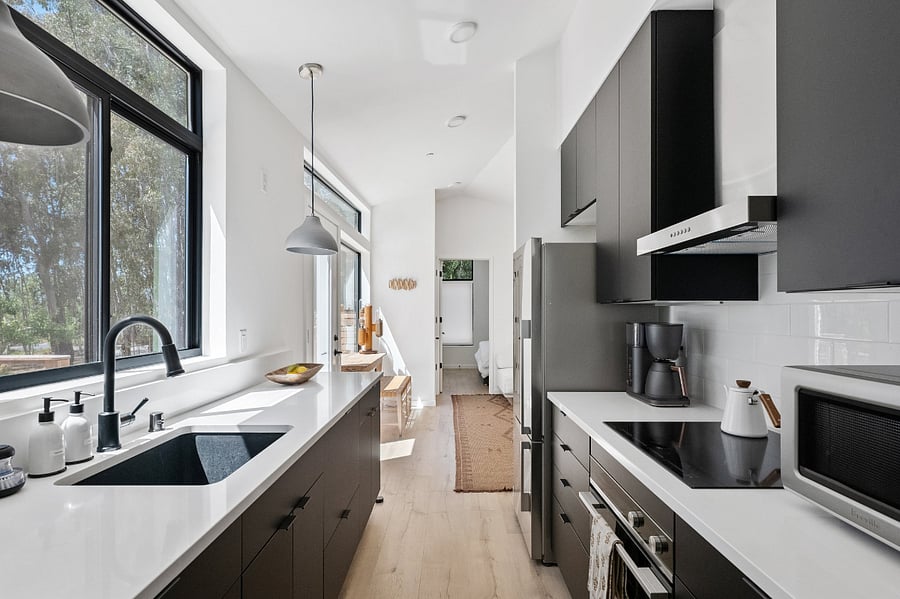 Fully stocked kitchen