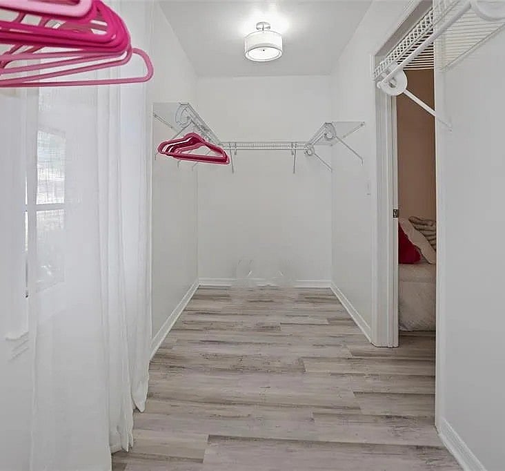 walk-in closets