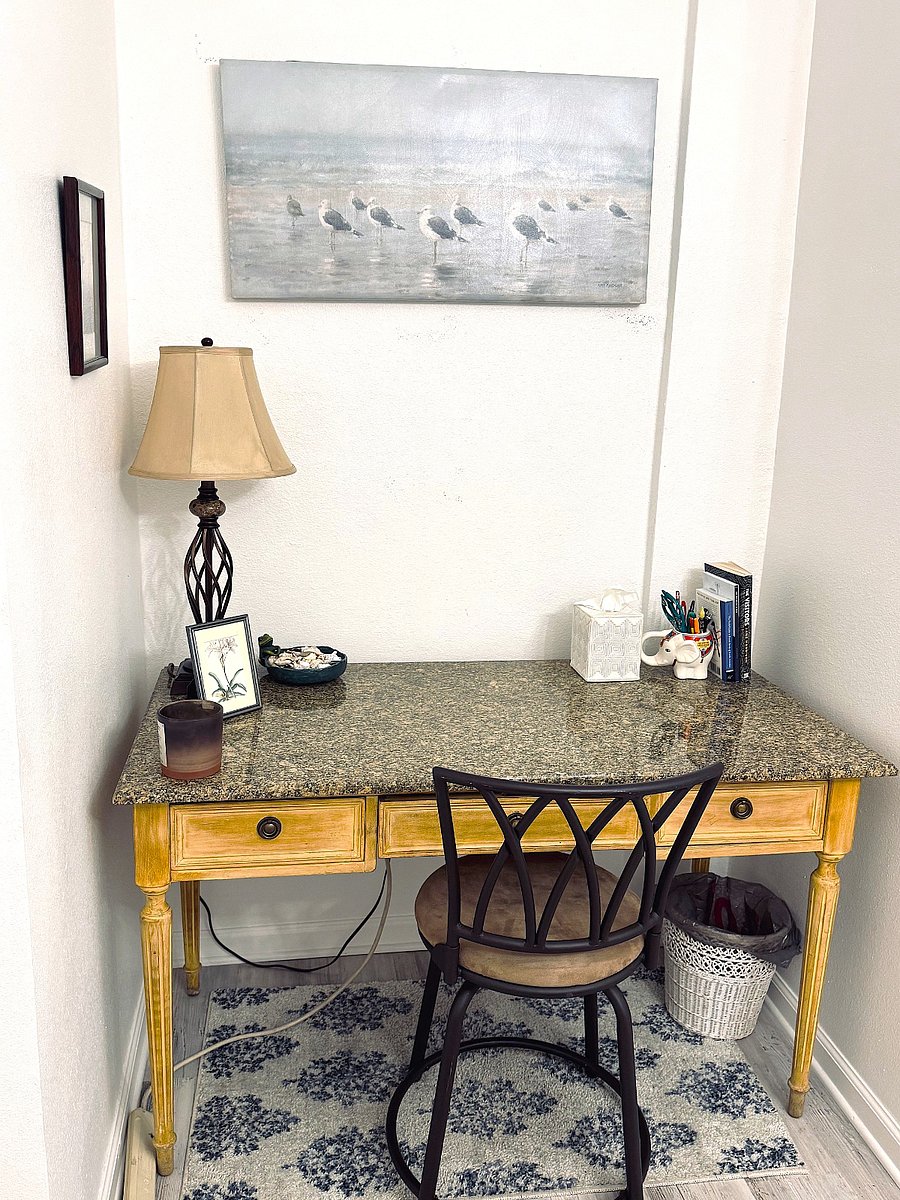 Bedroom work area