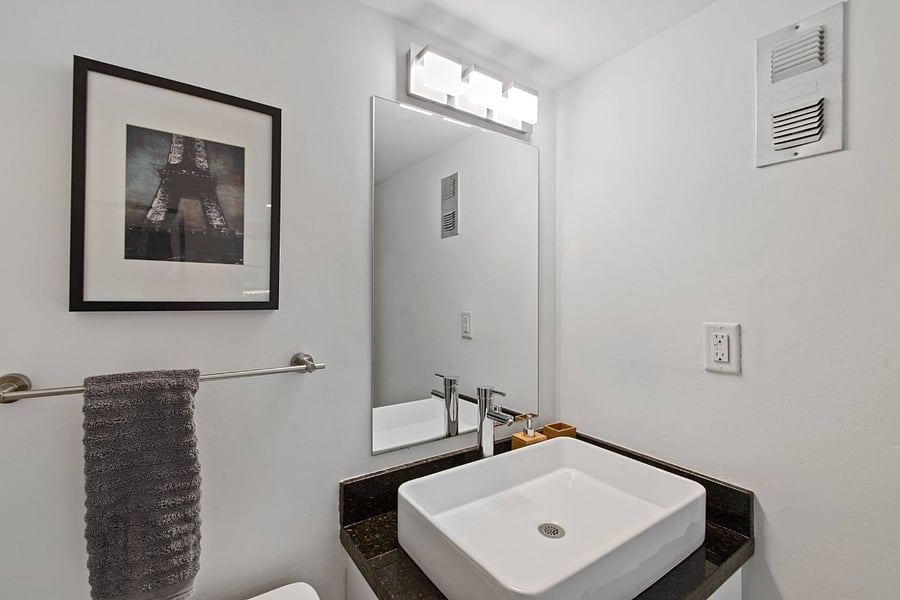 Guest Half Bathroom by Kitchen