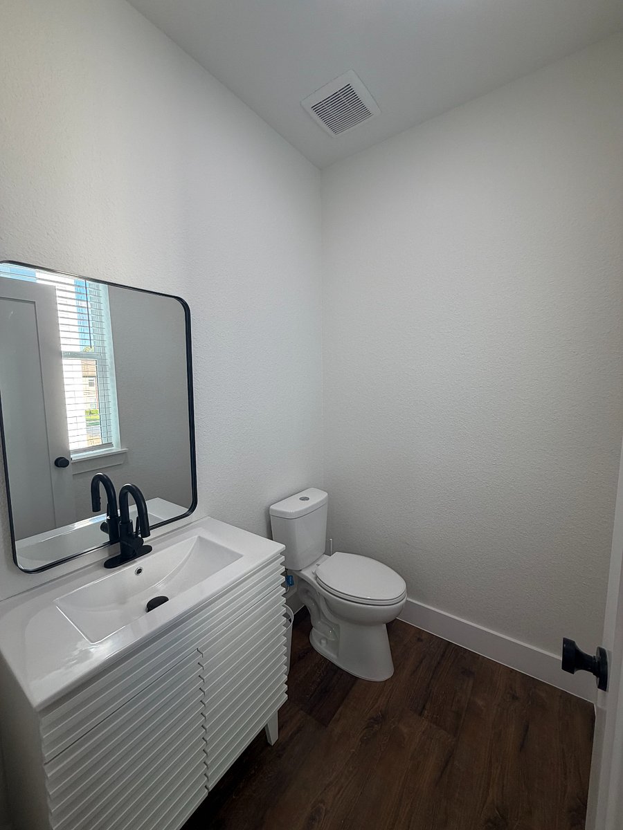 Powder bath on 2nd floor.