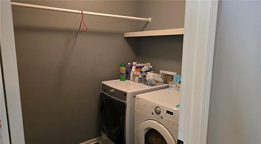 Laundry room.