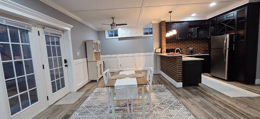 Dining Area and kitchenette