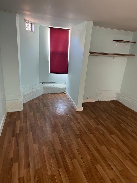 Another angle of the 2nd room. Closet space and a 2nd twin bed.