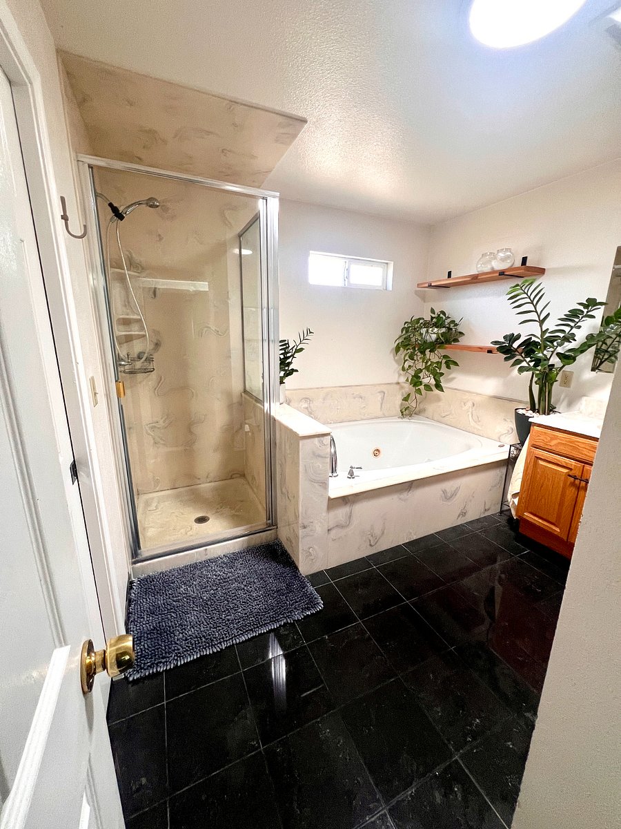 Large private bathroom