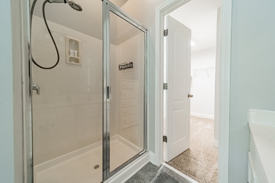 master bathroom, walk in shower