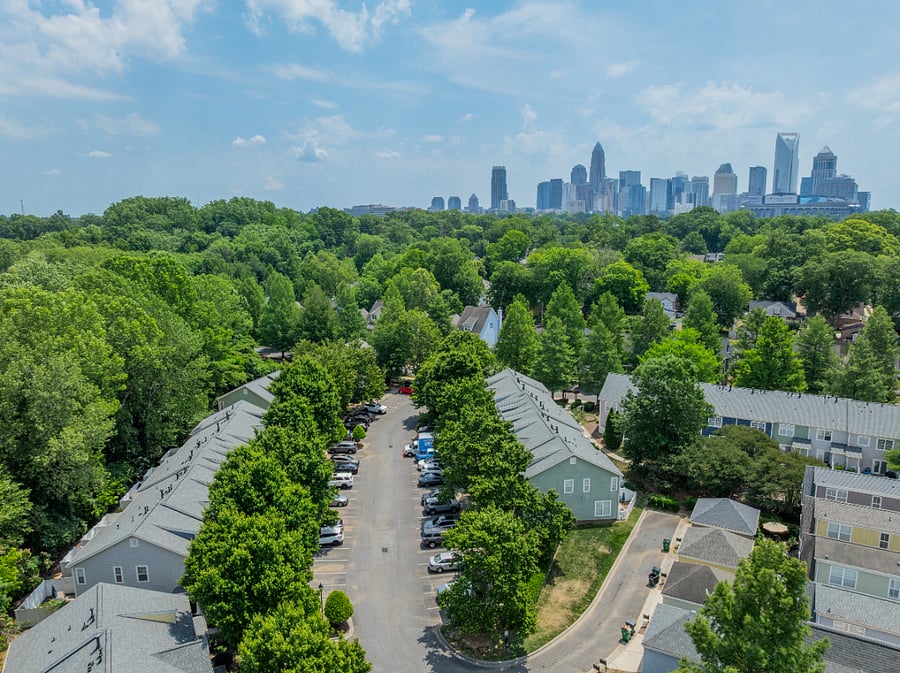 1 mile on greenway from uptown/panthers stadium