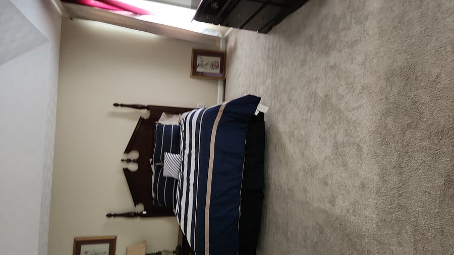 Second bedroom with queen size bed.  