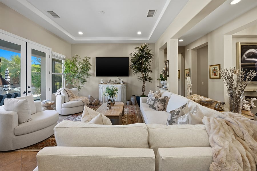 Main Living Room with fireplace.