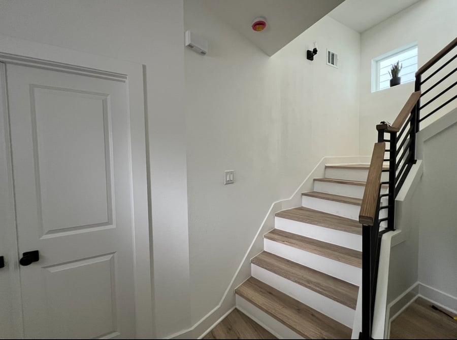 Stairs from first floor to second floor