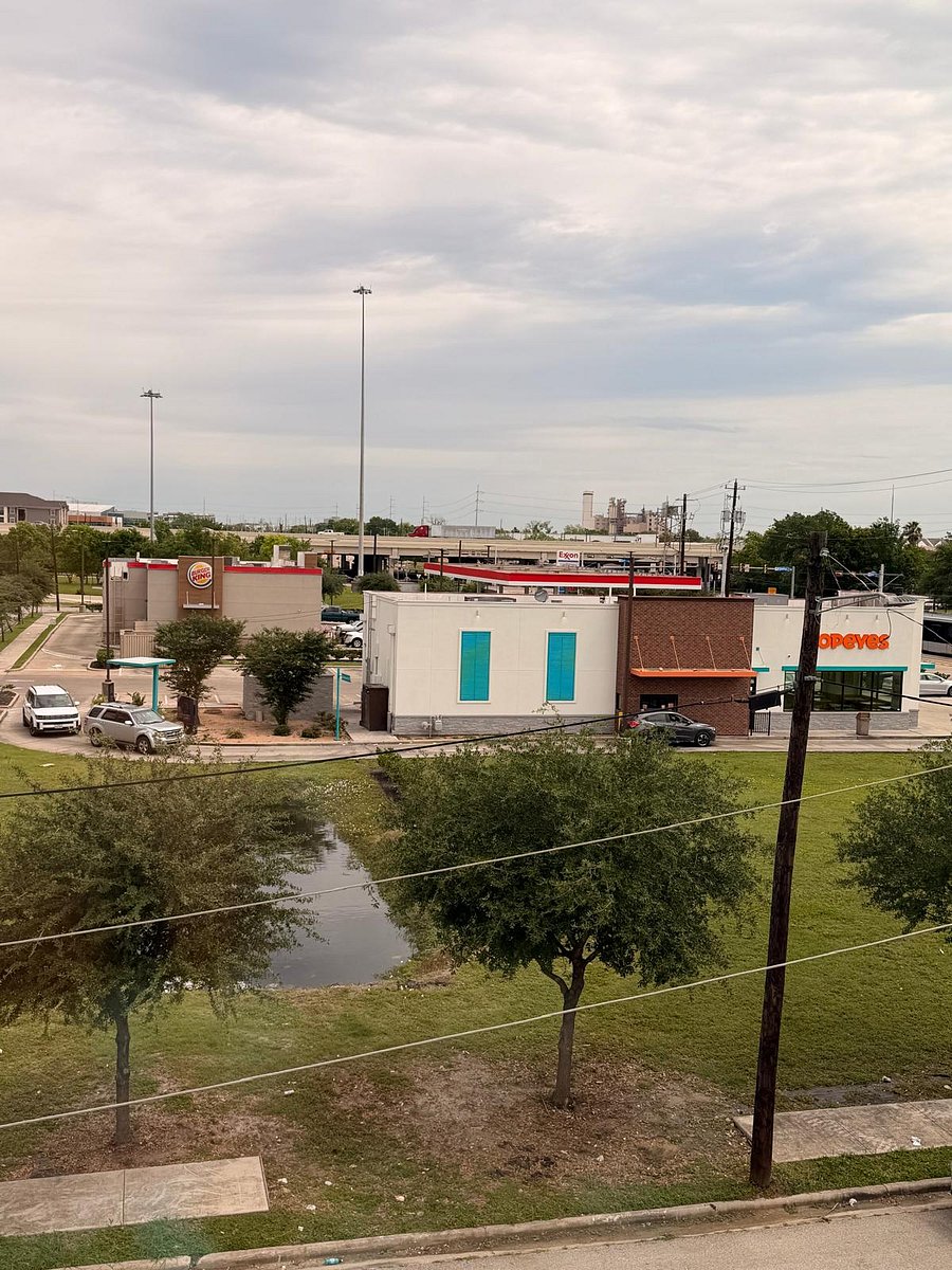 Dining options across the street