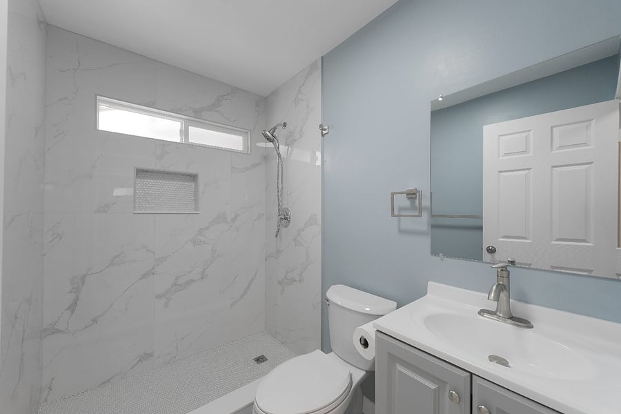 Unit # A
Beautifully tiled bathroom