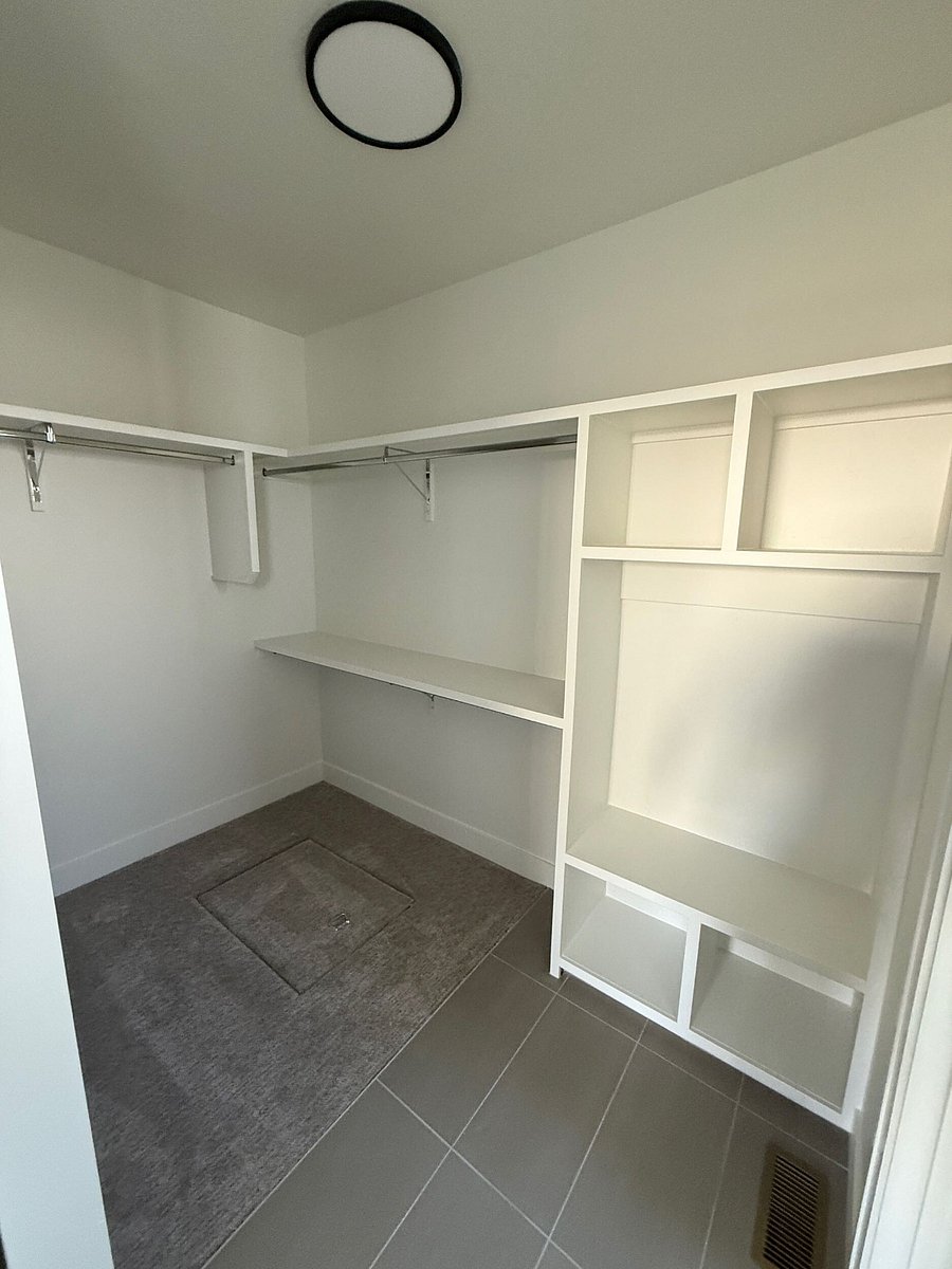 Primary closet
