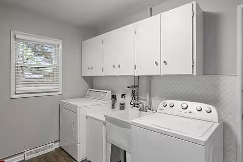 Laundry area.