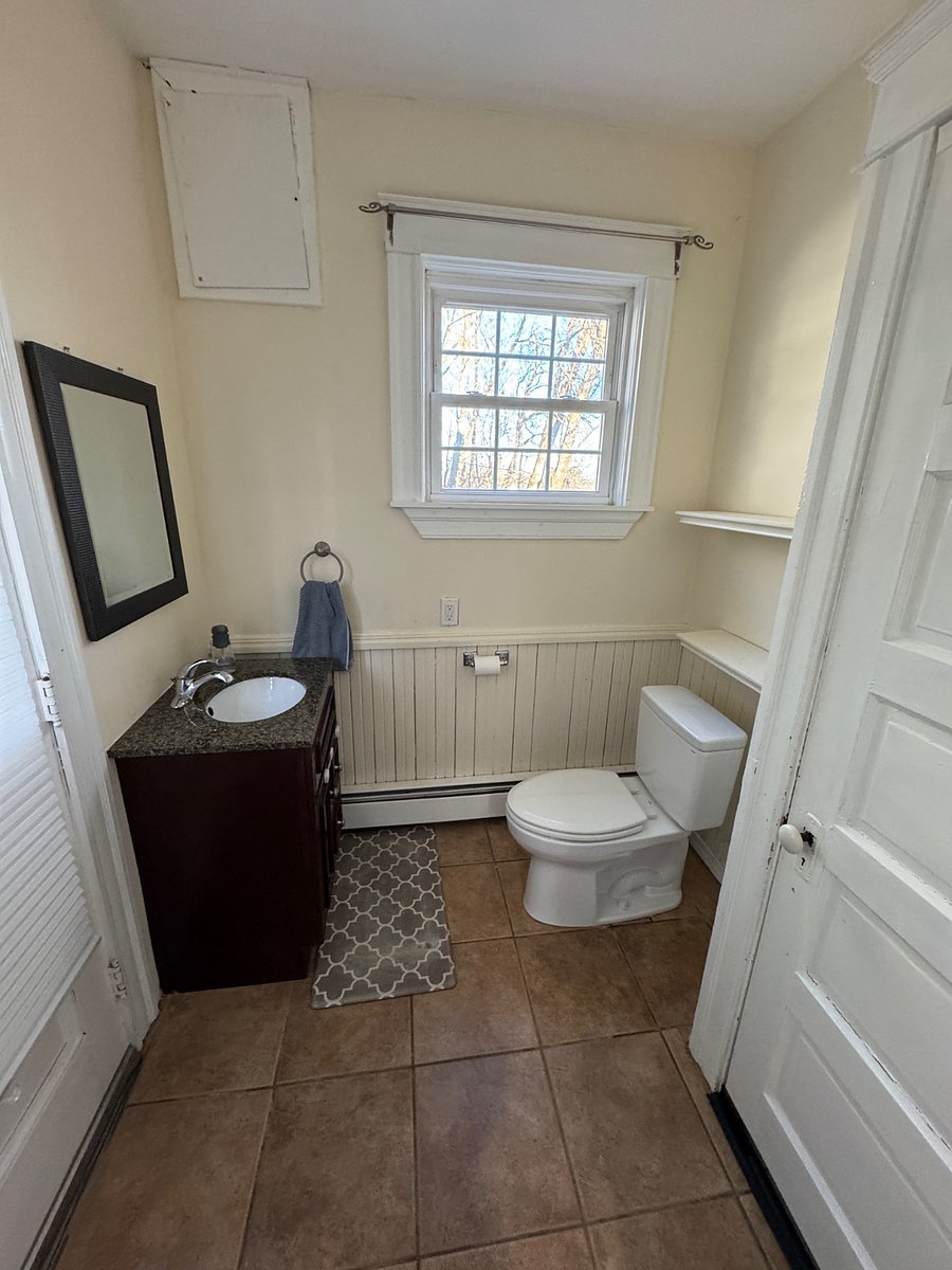 Half bath on 1st floor