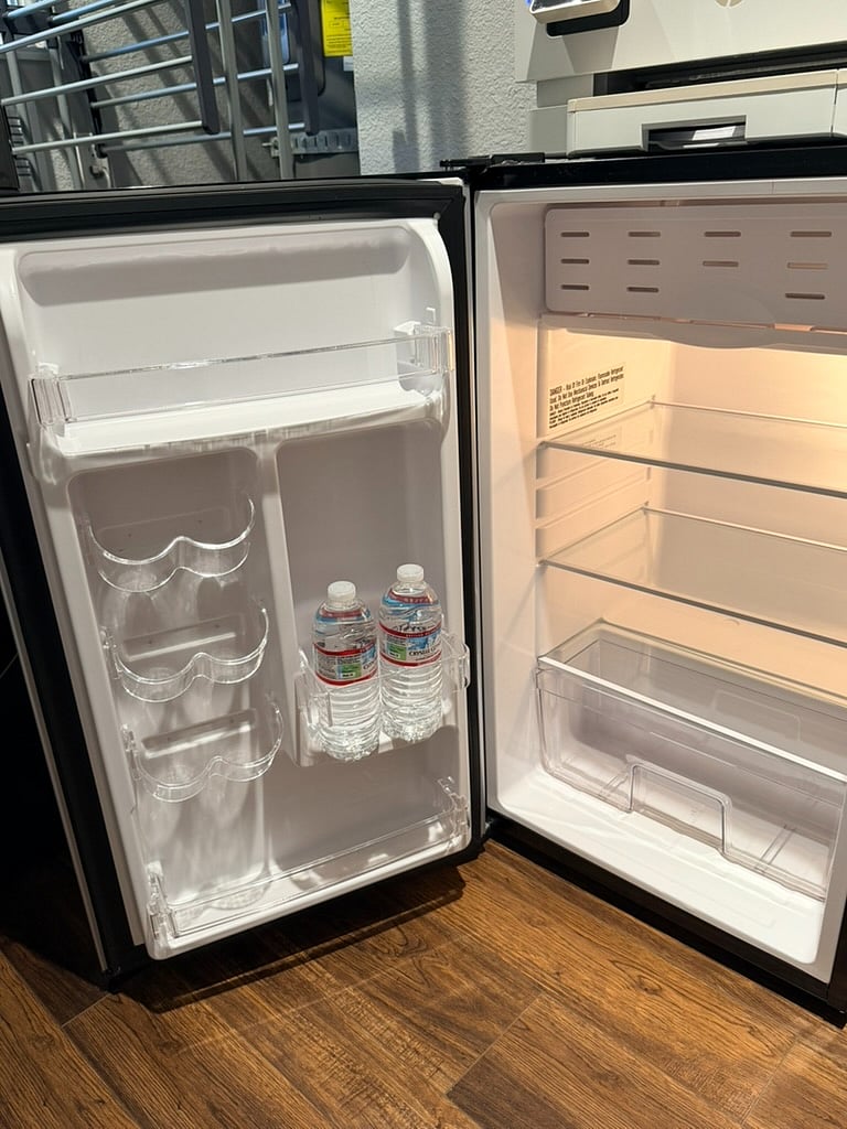 Private Mini Fridge.