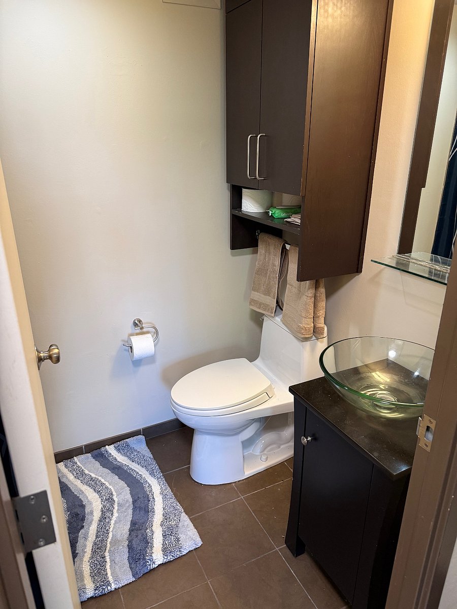 Hallway bathroom