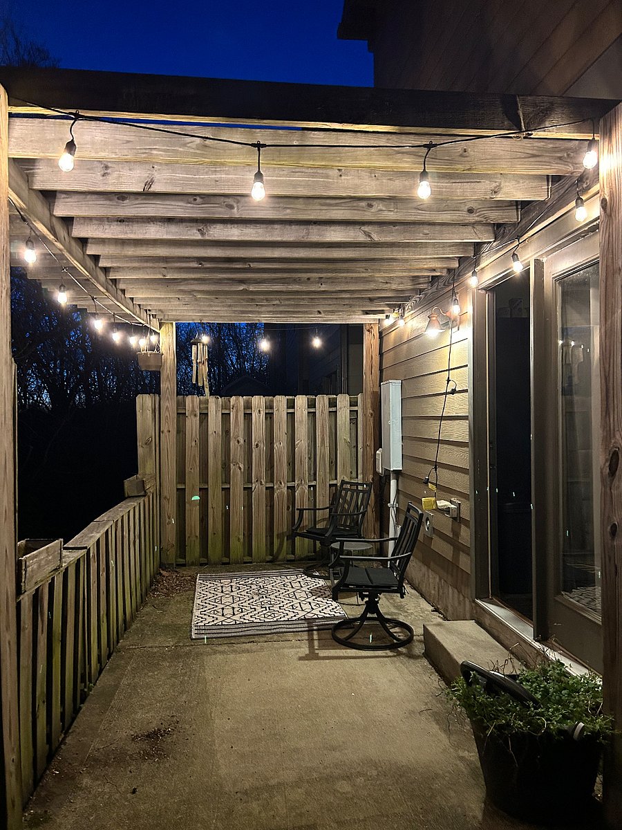 Backyard patio