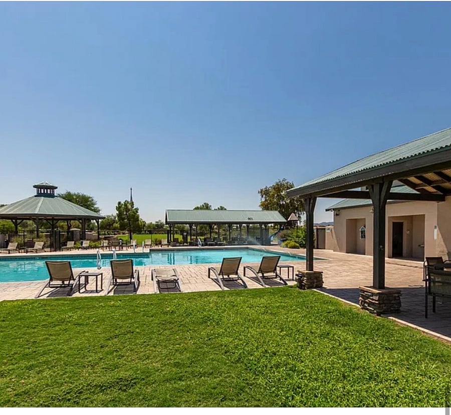 One of three pools